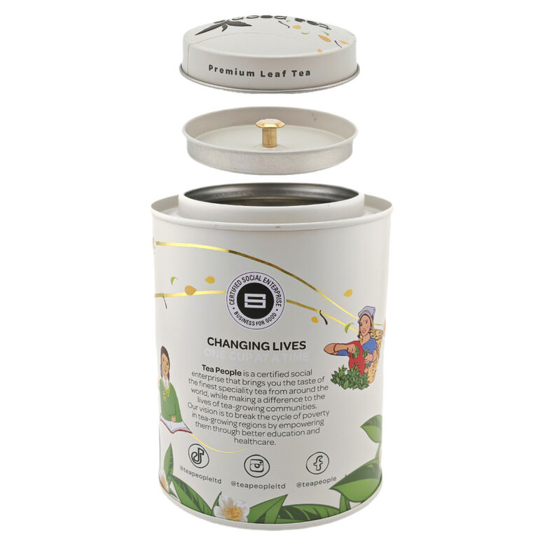 Lychee &amp; Peach -100g Loose Leaf Tea in Tin Caddy, , hi-res